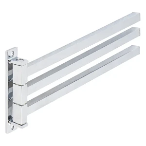 Полотенцедержатель Sensea «Quaddro» тройной поворотный цвет хром