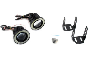 15558620 Противотуманные фары 64мм/10W с ангельск.глаз,линза FOG LIGHT 5078 Вымпел