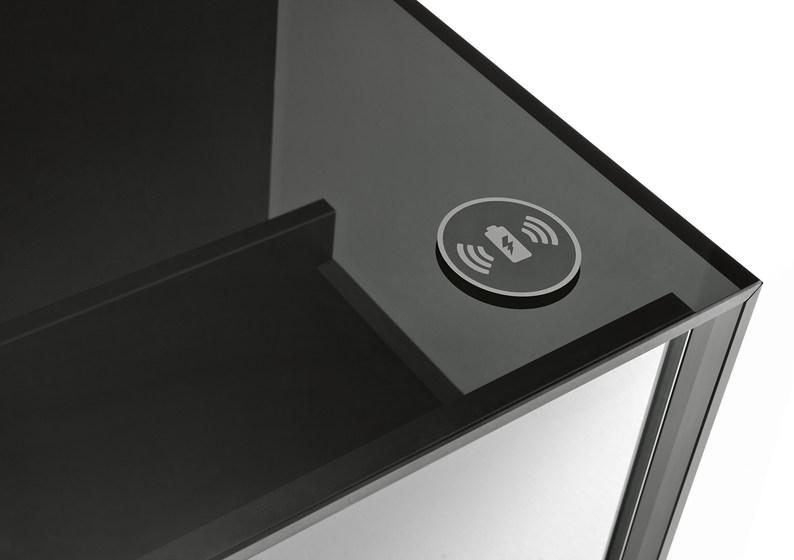 Tonelli Design Стеклянный журнальный столик / прикроватная тумбочка Gotham sun-id-1377508 - Вид №3