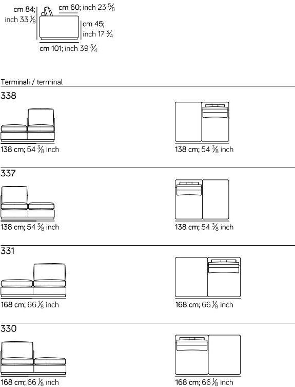 AMURA Модульный угловой диван из ткани Fripp Am025.031+052 - Вид №8