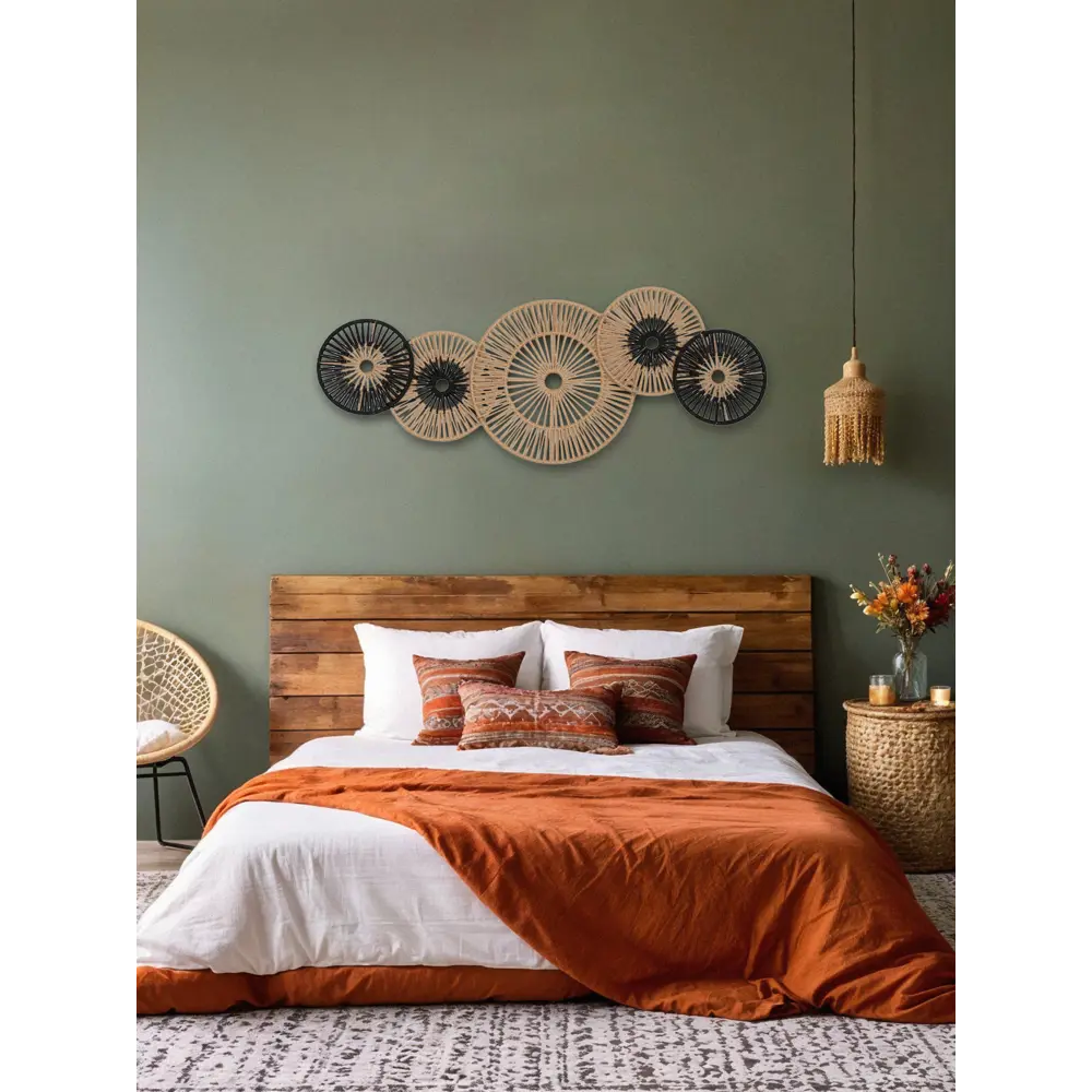 Панно джут бежевый 30x20x15 см Santreyd STLM-2190475 - Вид №5