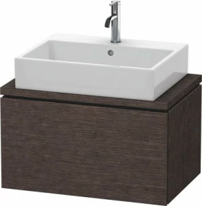 LC580107272 Тумбочка для компактной консоли L-Cube #LC5801 720 x 477 мм Дуб брашированный, натуральный шпон