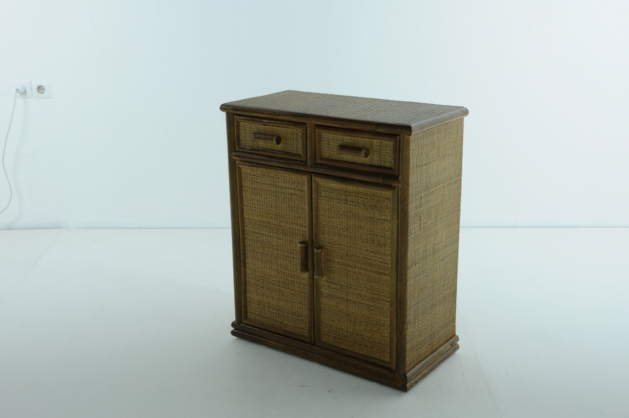 Комод из ротанга зеленый "Олива" 08/36 VINOTTI  00-3885299 Зеленый  - Вид №2