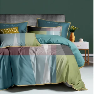 Комплект постельного белья Eclair Стакатто двуспальный сатин разноцветный