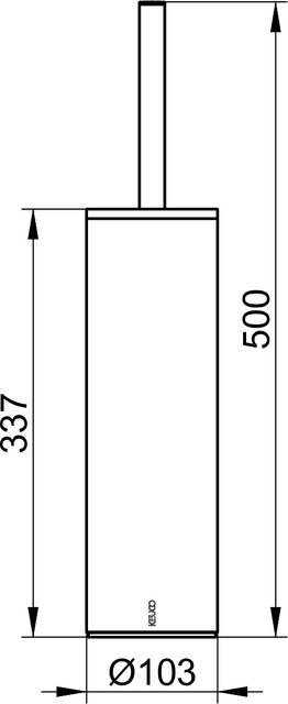 16064019000 Туалетный гарнитур KEUCO Edition Atelier - Вид №2