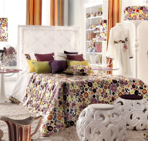 Кровать COCO ALTAMODA AH300/SI/LOSANGA