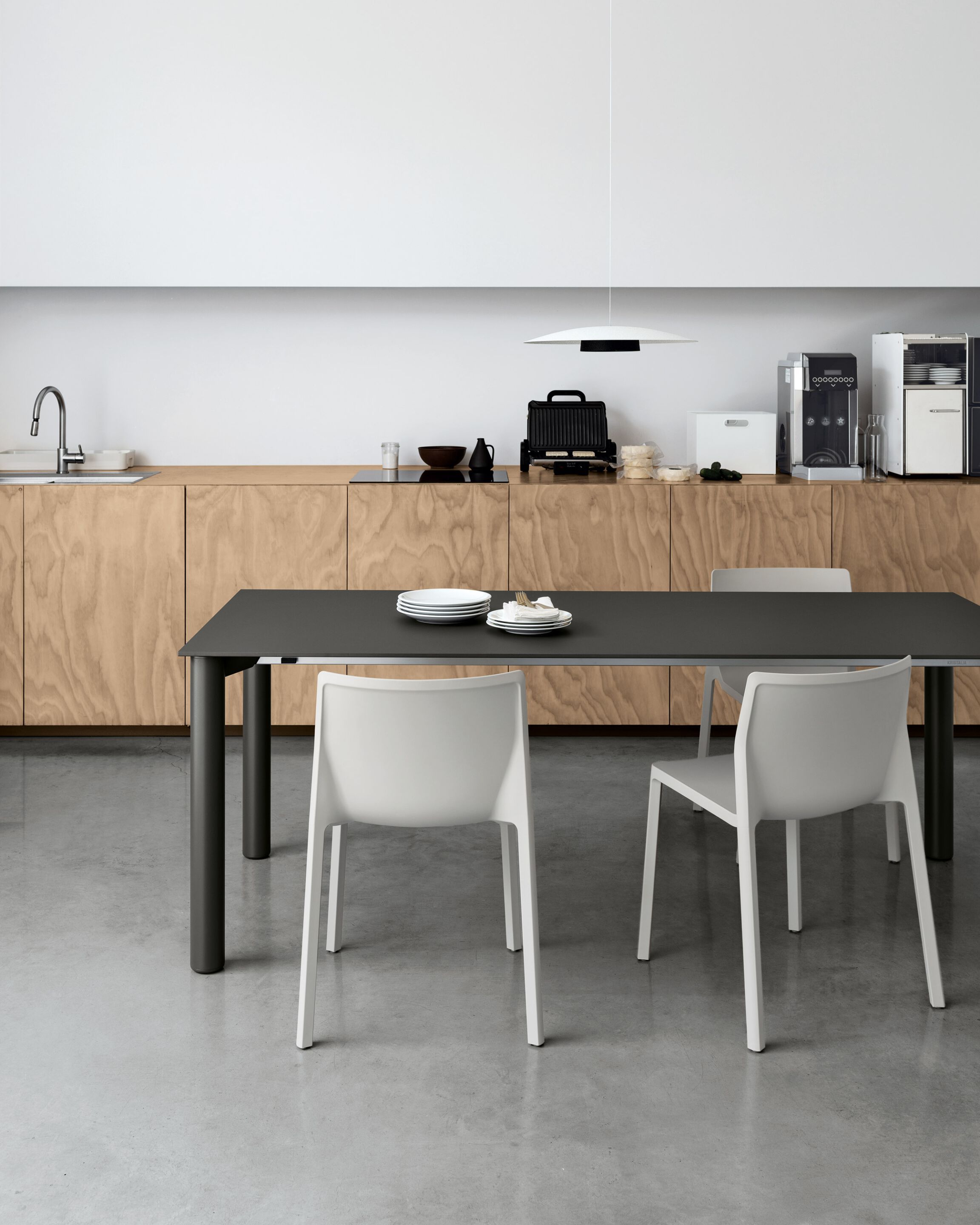 Рециркулированный пластиковый штабелируемый стул Kristalia LP ARCH-00031278 - Вид №20