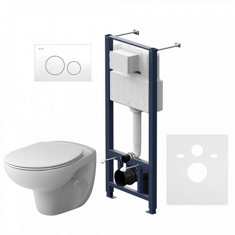 IS49001.741700 Инсталл с клав Pro L белый с подв унит б/ободк с сид м/л AM.PM Sense