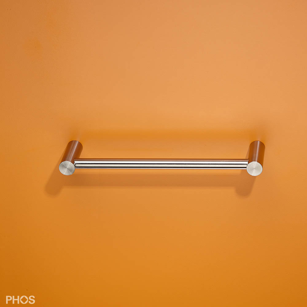 BG12-200E Ручка-дужка с концевыми скобами, рукоятка ø12 мм, длина 20 см. PHOS  - Вид №1