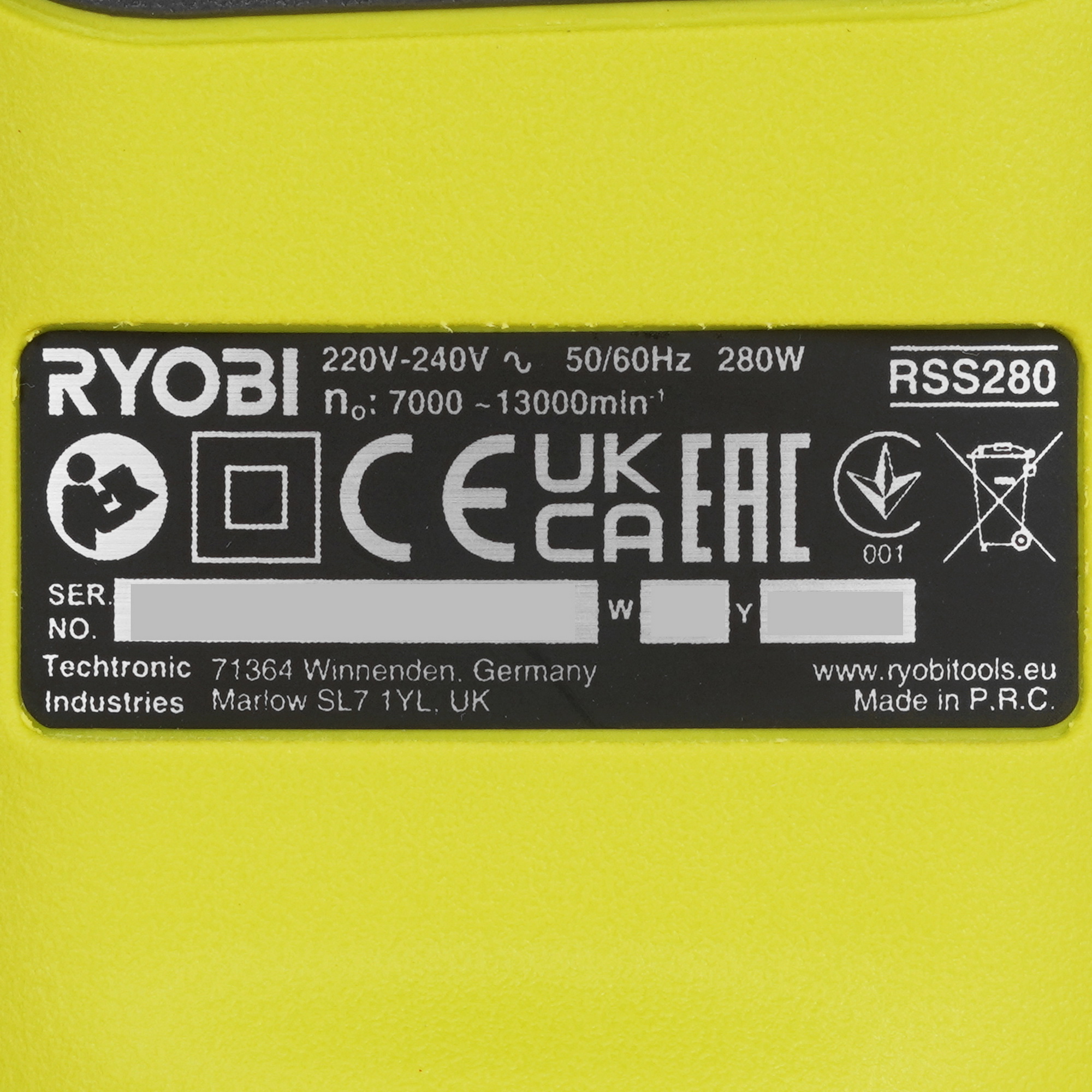Виброшлифовальная машина Ryobi RSS280-S 5481145 STDN-0041792 - Вид №4