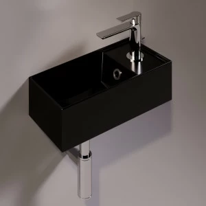 AG20NERO Подвесная раковина настенная прямоугольная Simas Agile черная