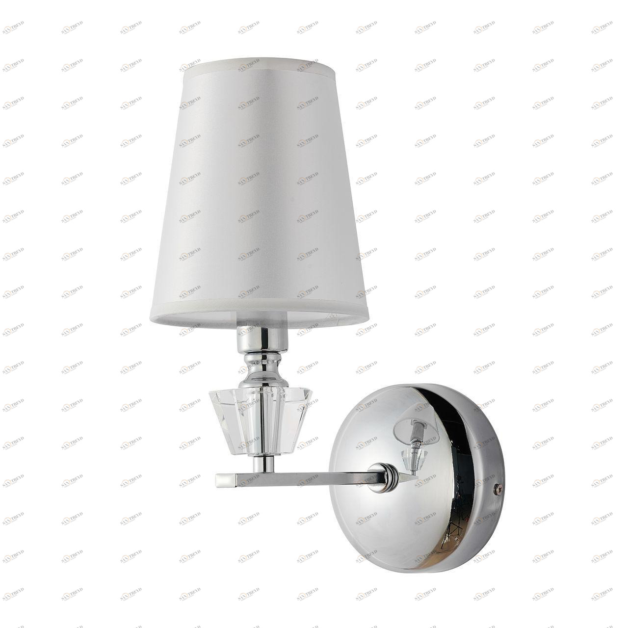 Бра металлическое белое Satis 2677-1W FAVOURITE SATIS 00-3930715 Белый;серебро 