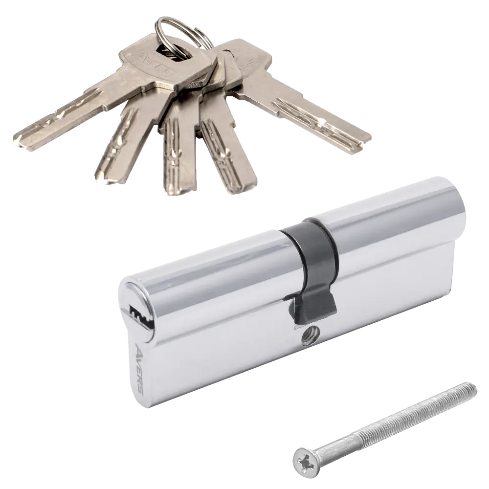 Цилиндр Armex Smart LM-90 45x45 мм ключ-ключ цвет хром STLM-2080384