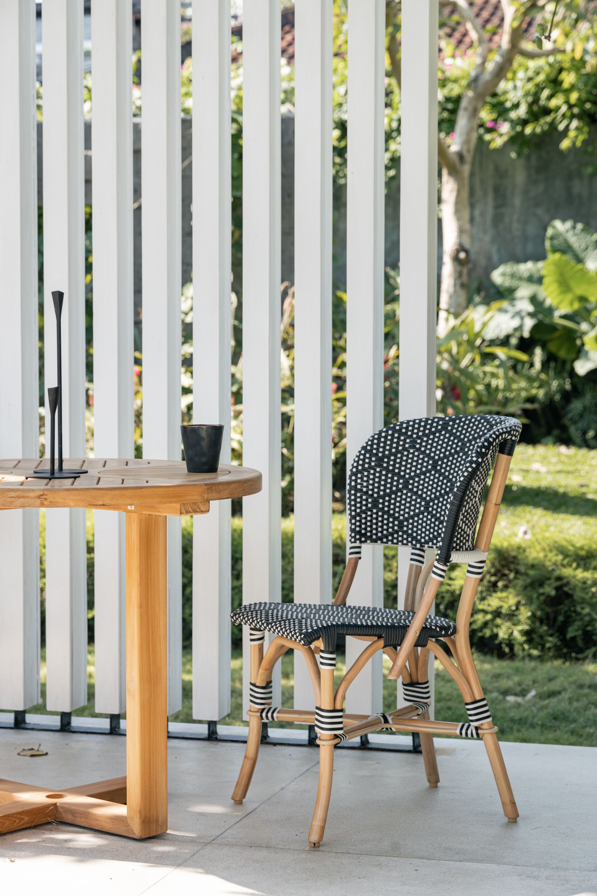 Ротанг сад стул с открытой спинкой cbdesign бистро ARCH-00150703 - Вид №25