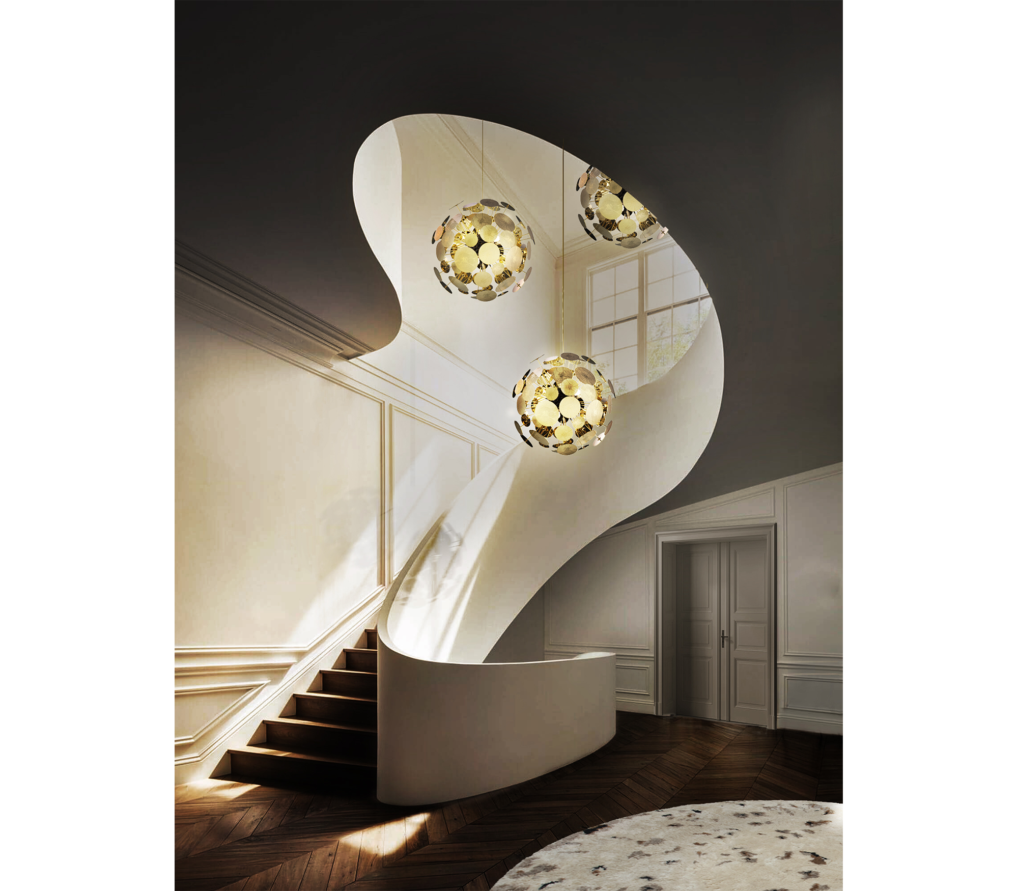 0-086 Подвесной светильник Newton Boca Do Lobo  - Вид №8