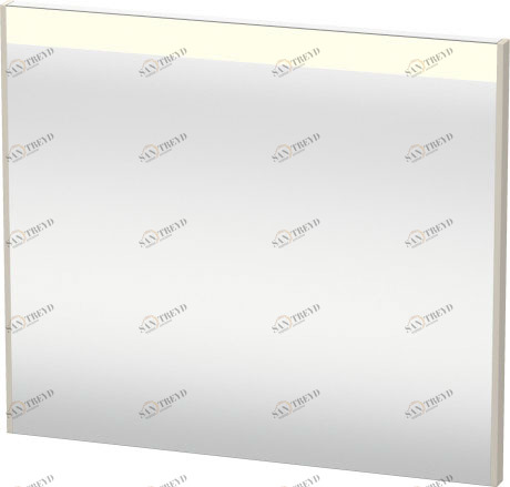 BR700209191 Brioso Зеркало с подсветкой Серо-коричневый декор Duravit