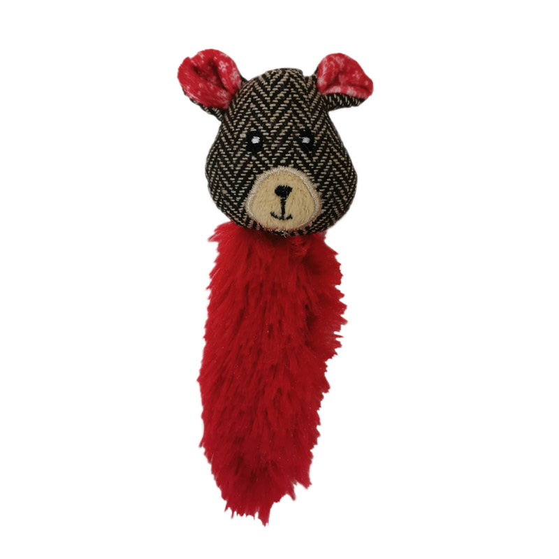 ПР0049409 Игрушка для кошек Woodland Wonders Медведь пушистый CHOMPER 