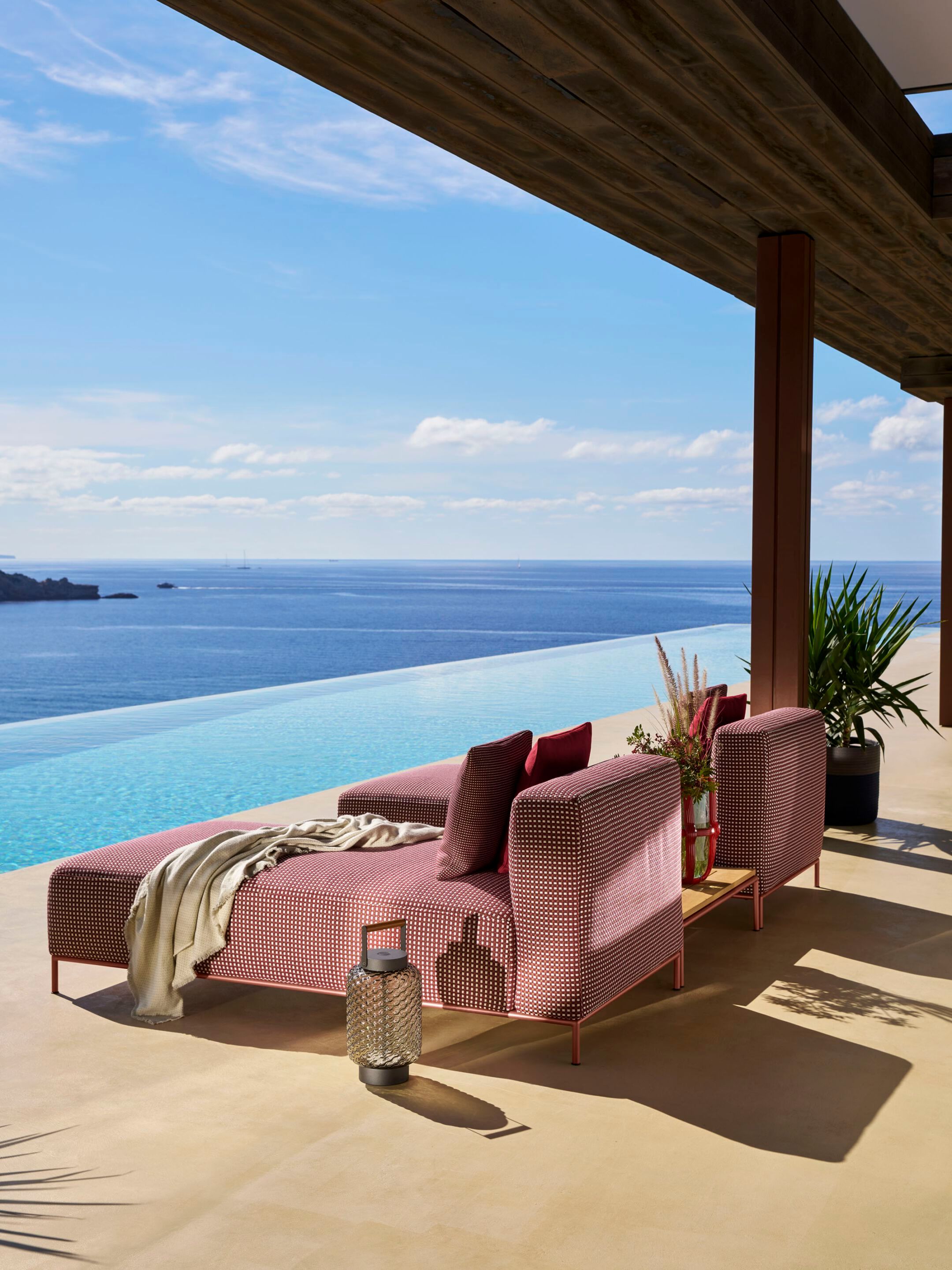 Ткань съемный садовый диван CASSINA Mex-Hi Outdoor ARCH-00104126 - Вид №4