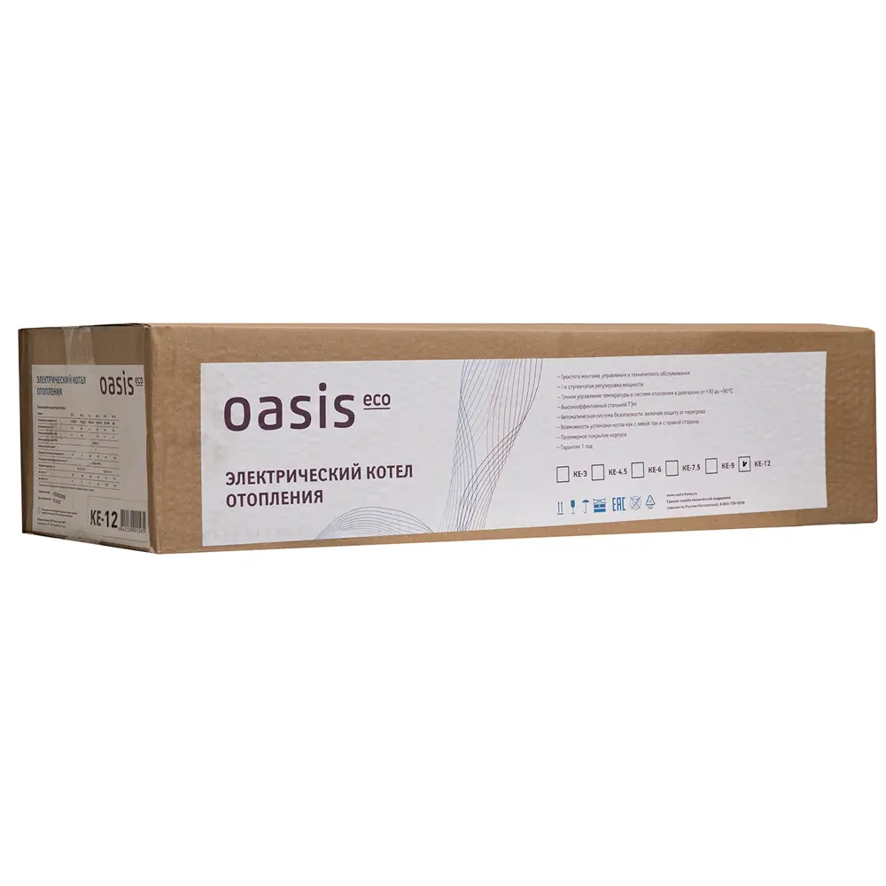 Электрический котёл Oasis Eco KE-12 для эффективного отопления помещений 86256551 STLM-0940498 - Вид №9