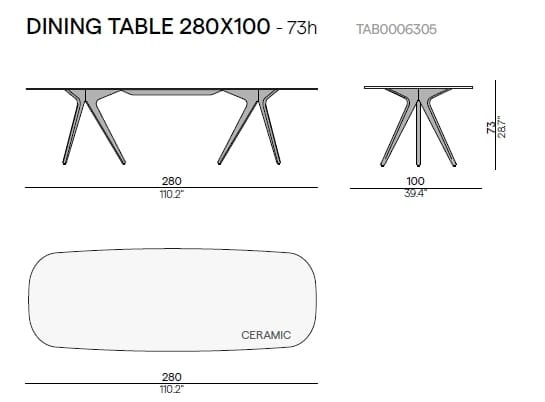 Керамический бочонок садовый стол MANUTTI Torsa ARCH-00111307 - Вид №5