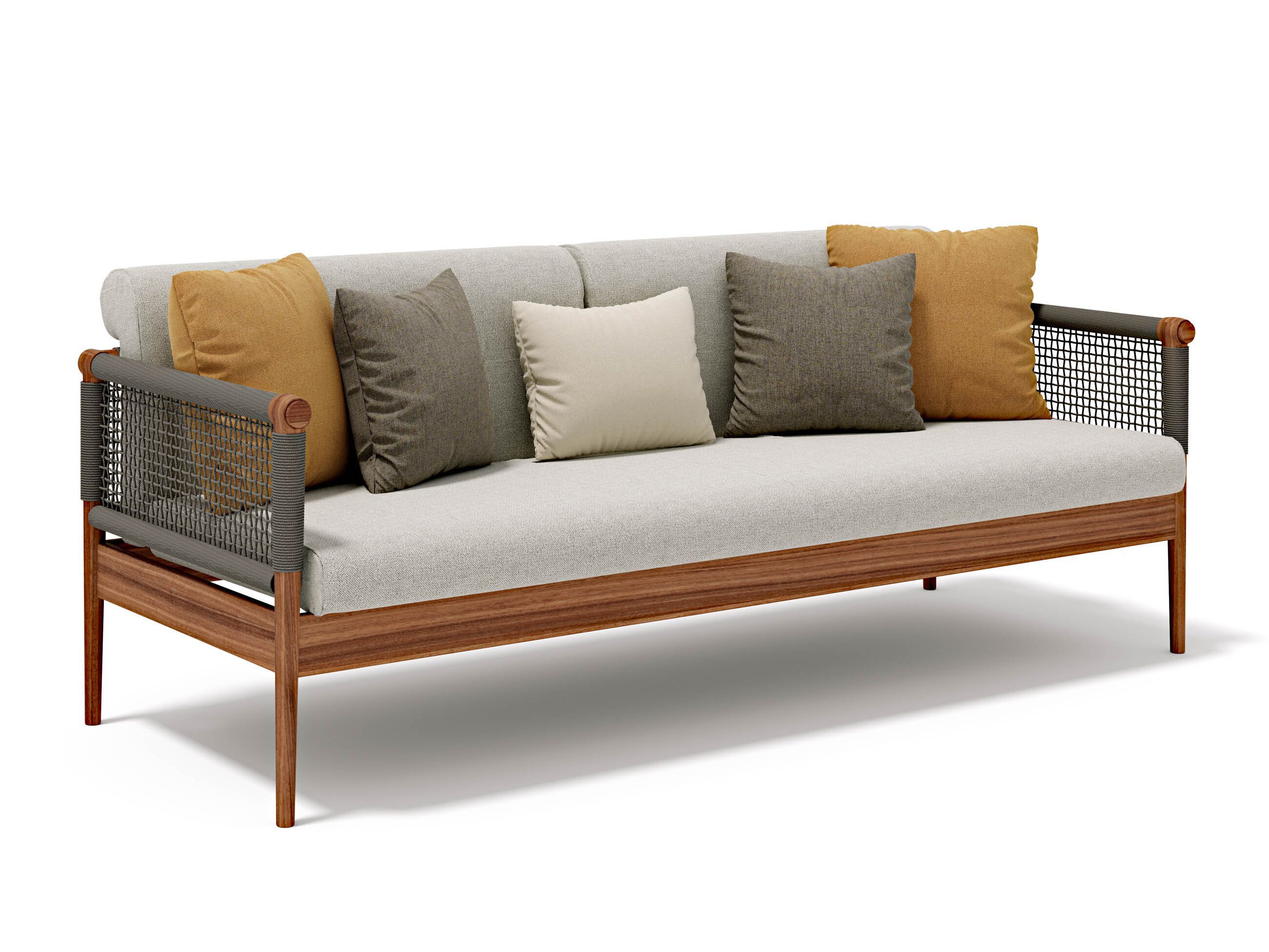 3-местный садовый диван из веревки и ткани Atmosphera Lodge .25 ARCH-00150016 - Вид №10