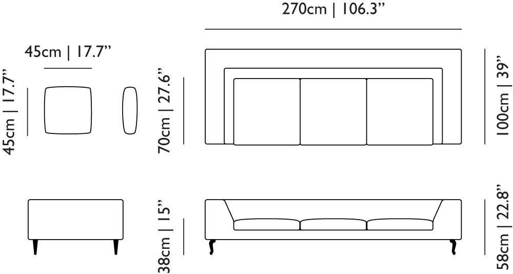 moooi Диван со съемным чехлом из дакрона® sun-id-1431951 - Вид №8