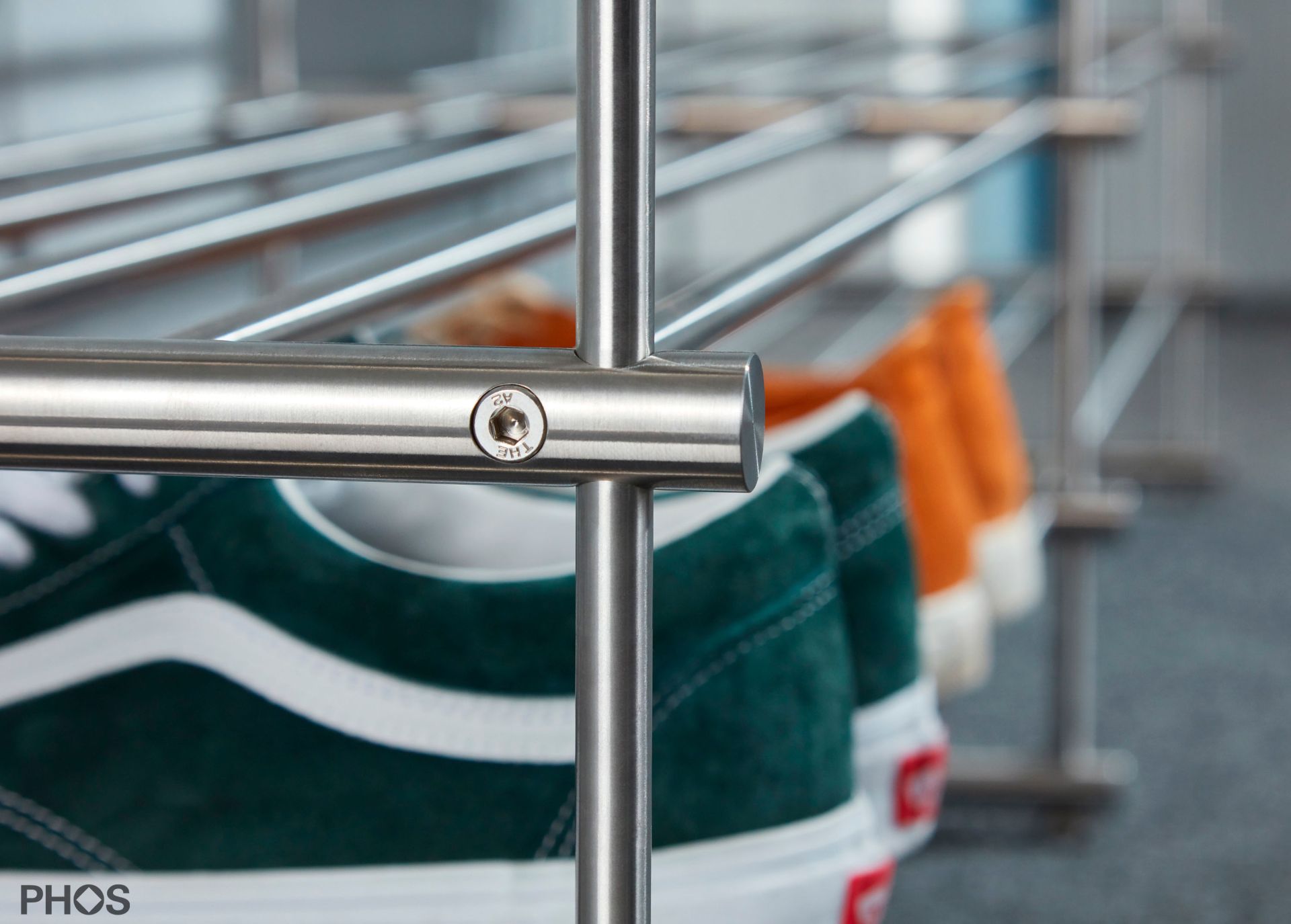 SBS1400-5-Eiche Сервант с полками из дуба, 2 секции, 5 уровней, ширина 145 см PHOS  - Вид №2