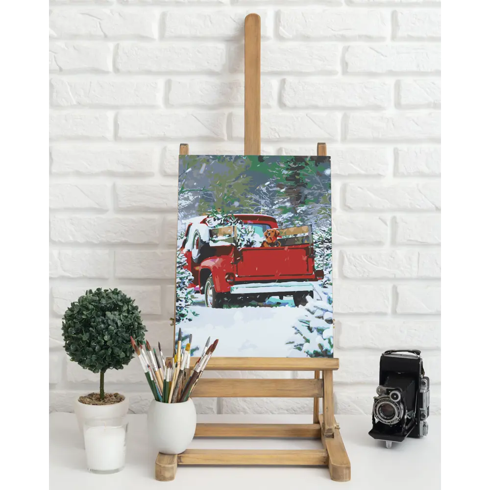 Картина по номерам Зимняя прогулка 40х50 см FBRUSH STLM-2114178 - Вид №2