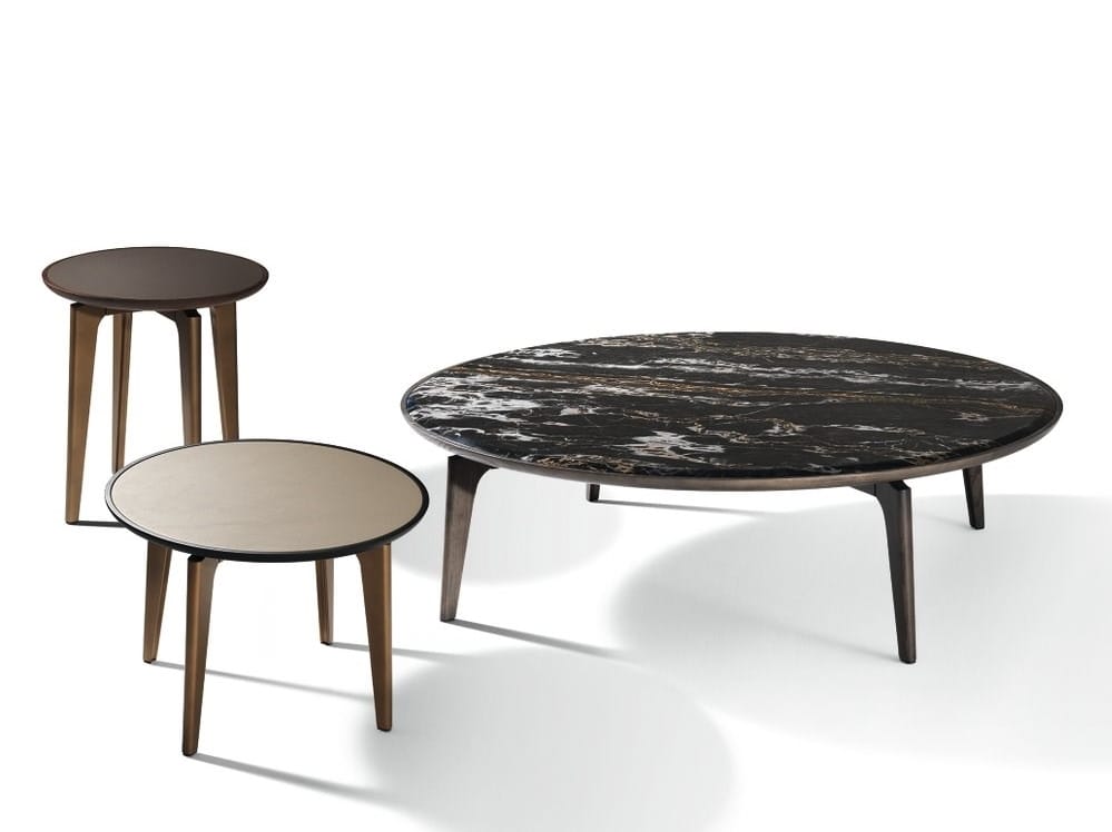 Круглый мраморный журнальный столик Giorgetti BLEND ARCH-00150340