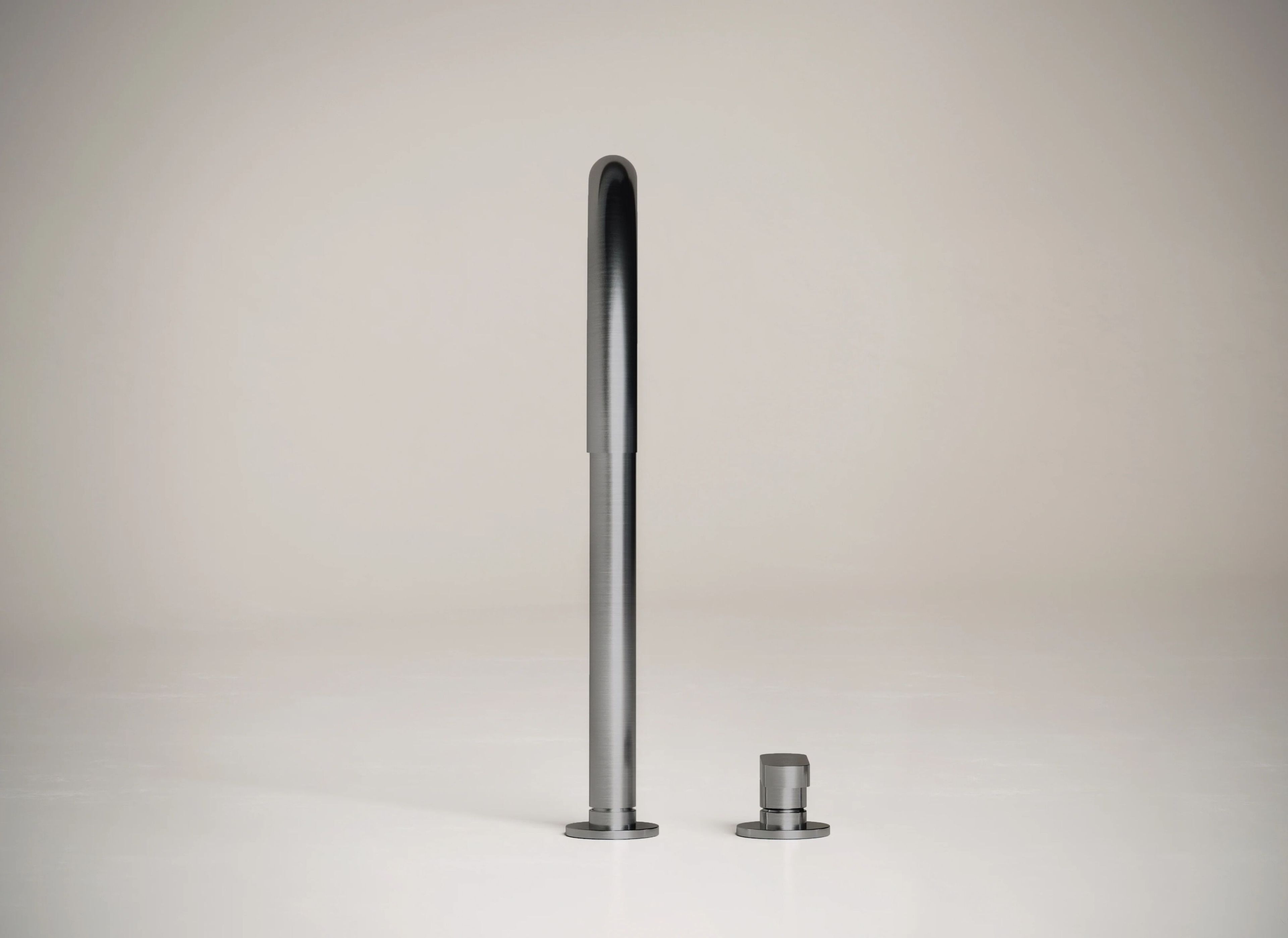 Смеситель для раковины из нержавеющей стали с поворотным горлышком COCOON John Pawson ARCH-00055268 - Вид №5