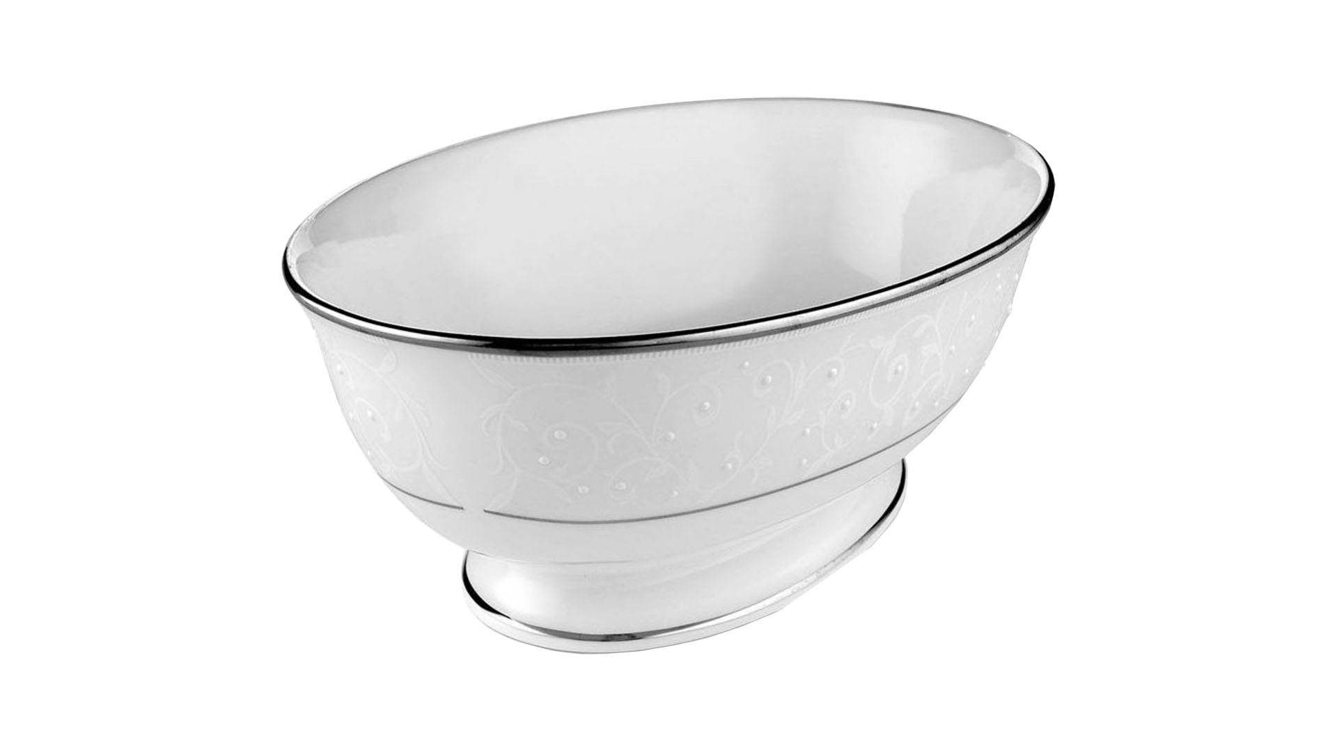 10525070 Lenox Блюдо для горячего глубокое Lenox "Чистый опал" 24см Фарфор костяной  - Вид №1