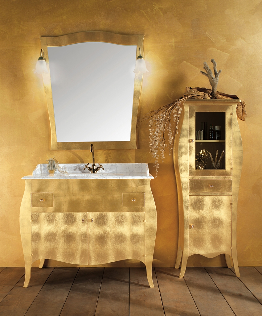8974 Tifernoit Композиция для ванной в ярком сусальном золоте Bagno  - Вид №1