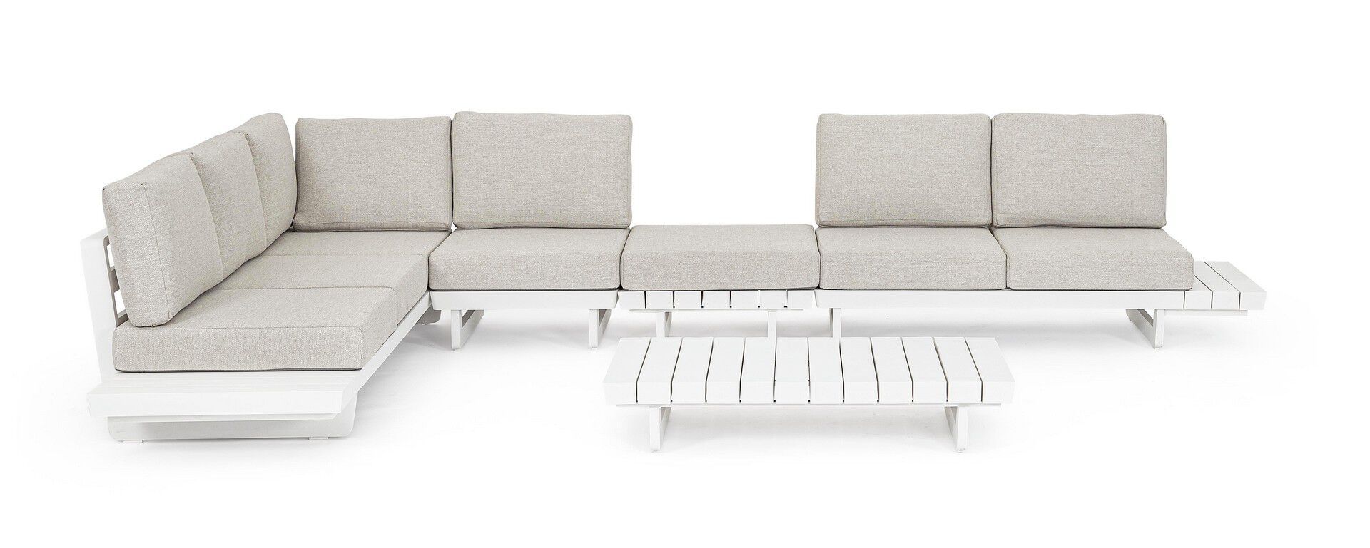 Угловой садовый диван из ткани BIZZOTTO Infinity ARCH-00091397 - Вид №4