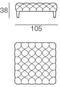 CTS SALOTTI Мягкий пуф на гранулах Elliot sun-id-1430672 - Вид №2