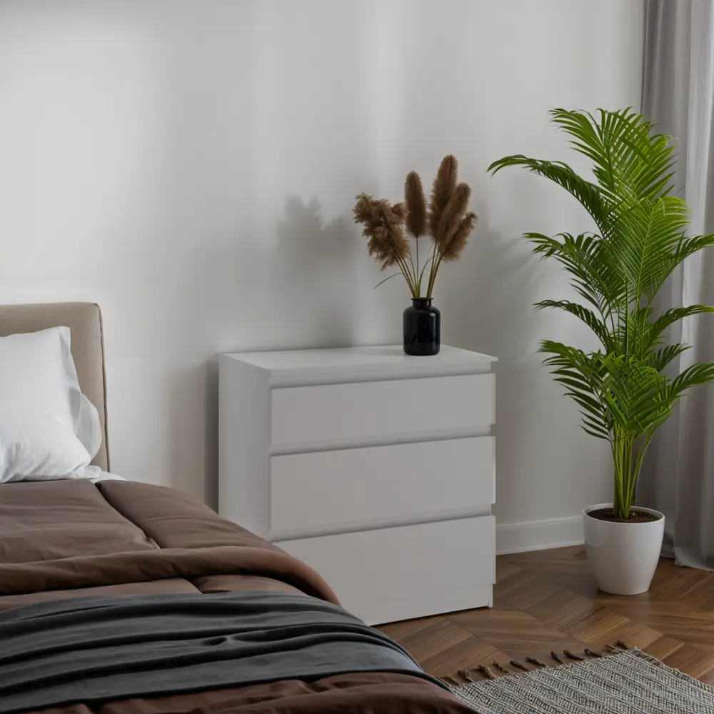 Комод Santreyd Реан - стильный и функциональный белый комод с тремя ящиками 85630304 STLM-0064669