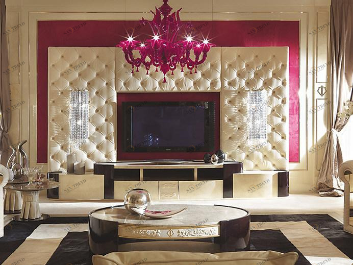 Turri Модульная лакированная деревянная тумба под телевизор Couture sun-id-1452989