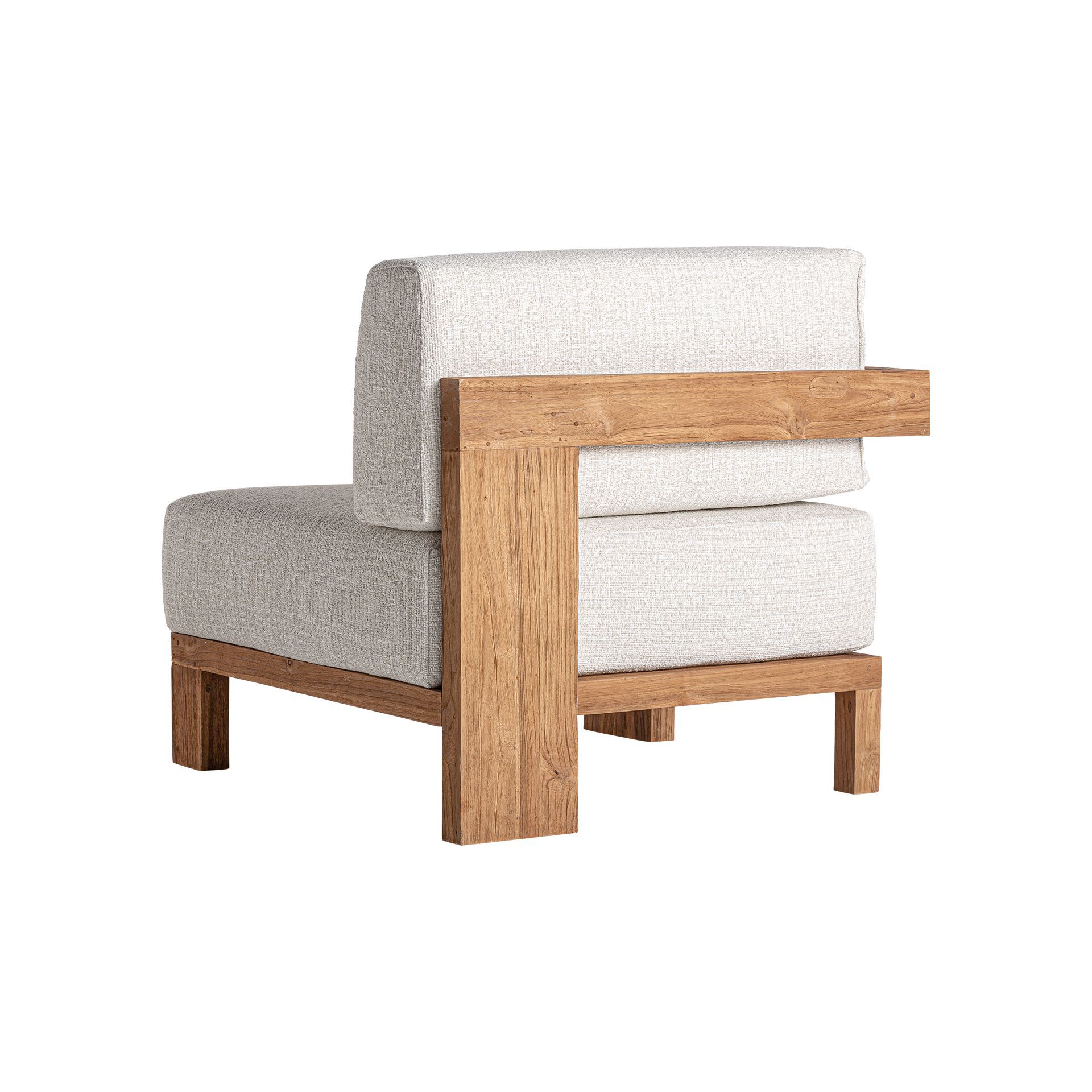 Угловое садовое кресло из ткани и дерева Vical Home голова ARCH-00065820 - Вид №2