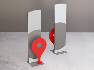 Тотем из оцинкованного листа