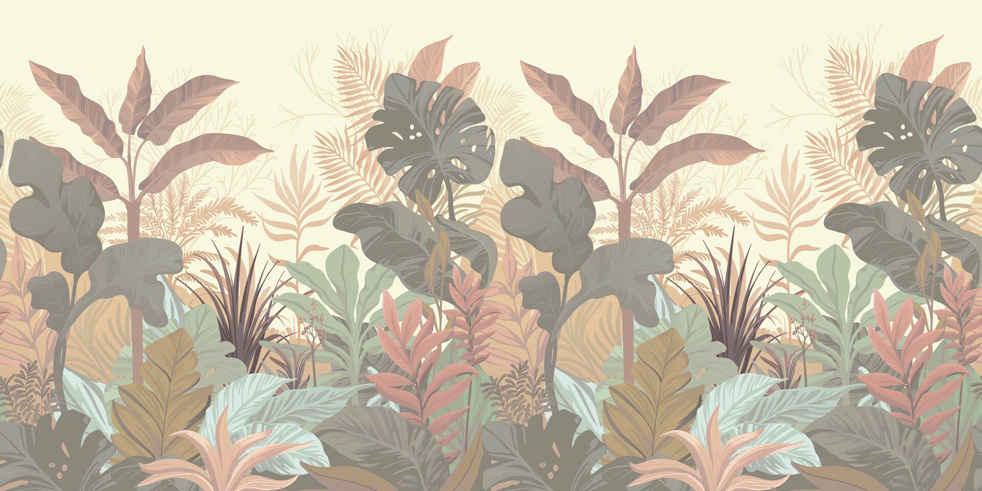 Тропические обои для детей Rimura 2025 ARCH-00114125