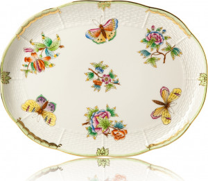 10548732 Herend Блюдо овальное 26,5см "Виктория" Фарфор