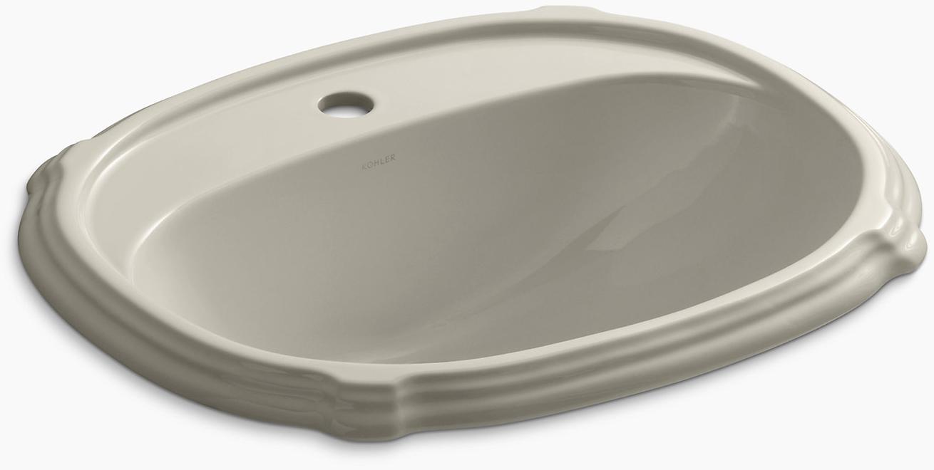 K-2189-1-G9 Накладная раковина на столешницу  прямоугольная Kohler 