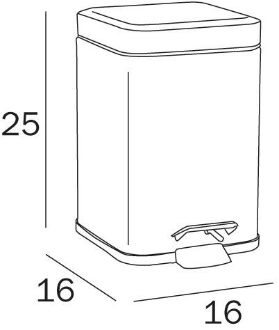 INDA® Мусорный бак Hotellerie sun-id-1453810 - Вид №1
