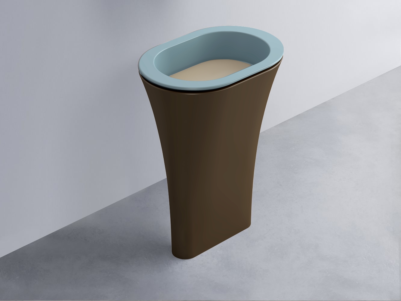 AMLA65-PL+AMPILO-AV+AMCOLO-CA Раковина Amedeo Ovale отдельностоящая cielo Enjoy + Amedeo Ceramica Cielo
