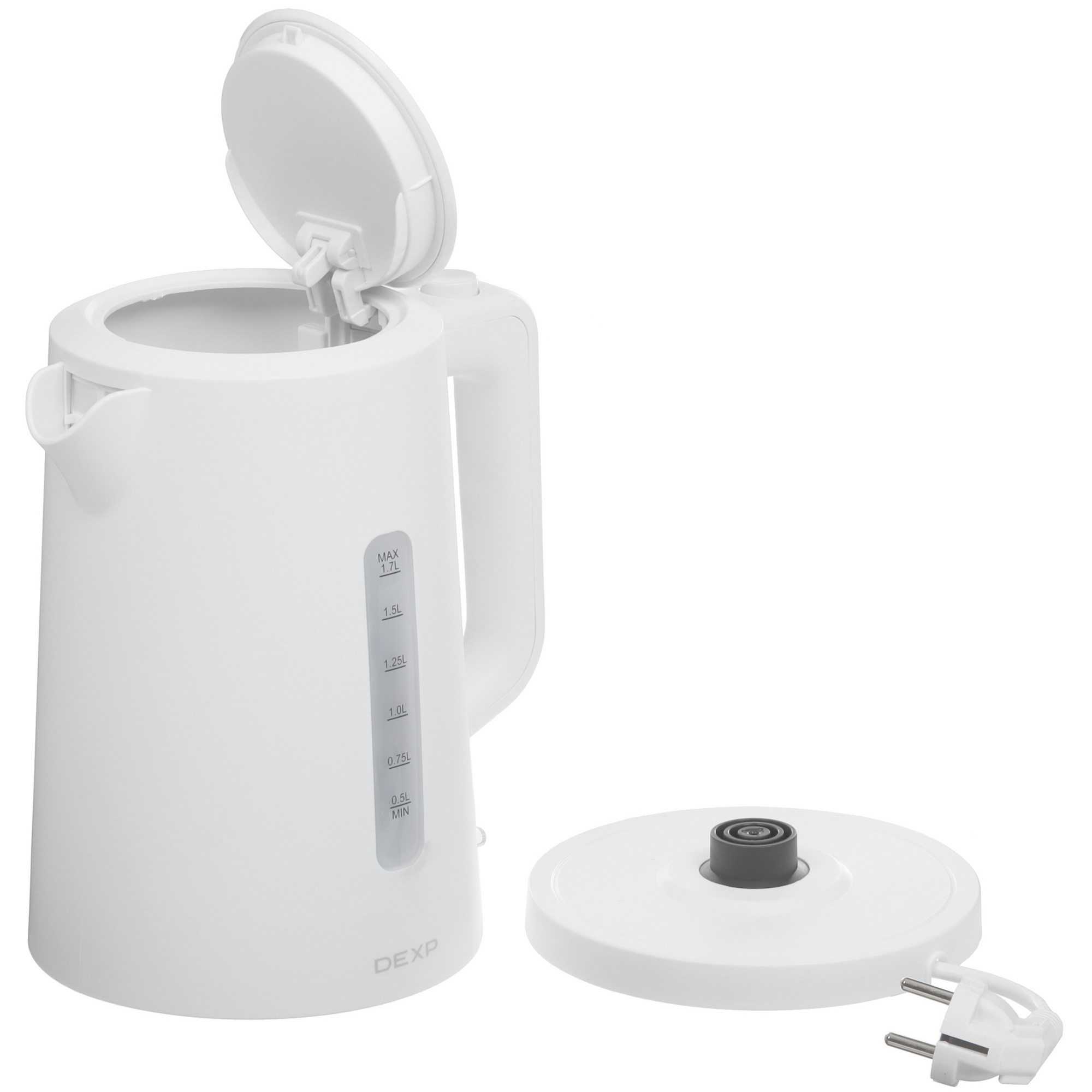 9028686 Электрочайник DEXP EK-PW17 белый STDN-0097320 - Вид №4
