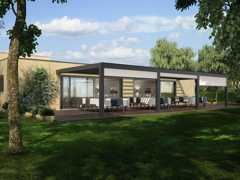 PRATIC F.lli ORIOLI Пристроенная пергола с регулируемыми жалюзи Opera sun-id-1507619 - Вид №9