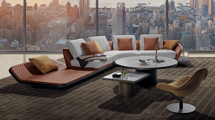 Reflex Кожаный диван с шезлонгом Pininfarina home design sun-id-1479754 - Вид №3