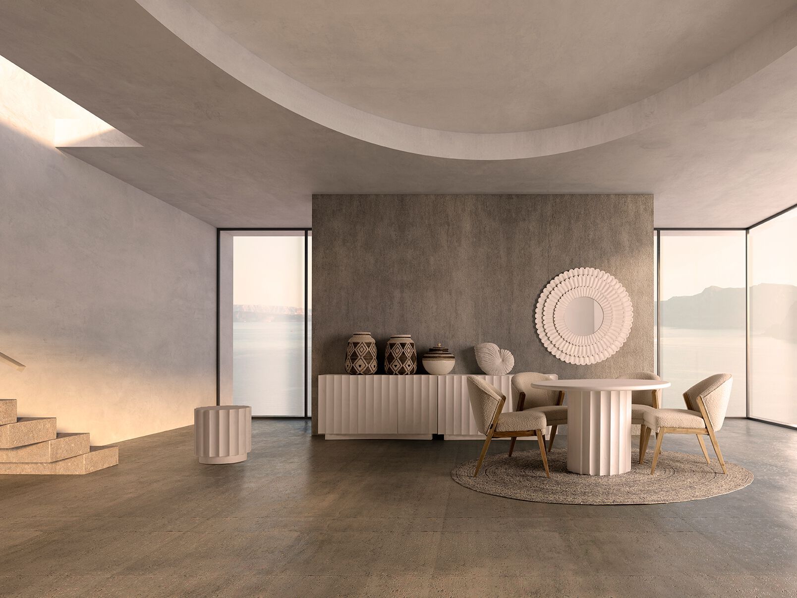 Круглая ваза из ротанга Vical Home Zirba ARCH-00049686 - Вид №3