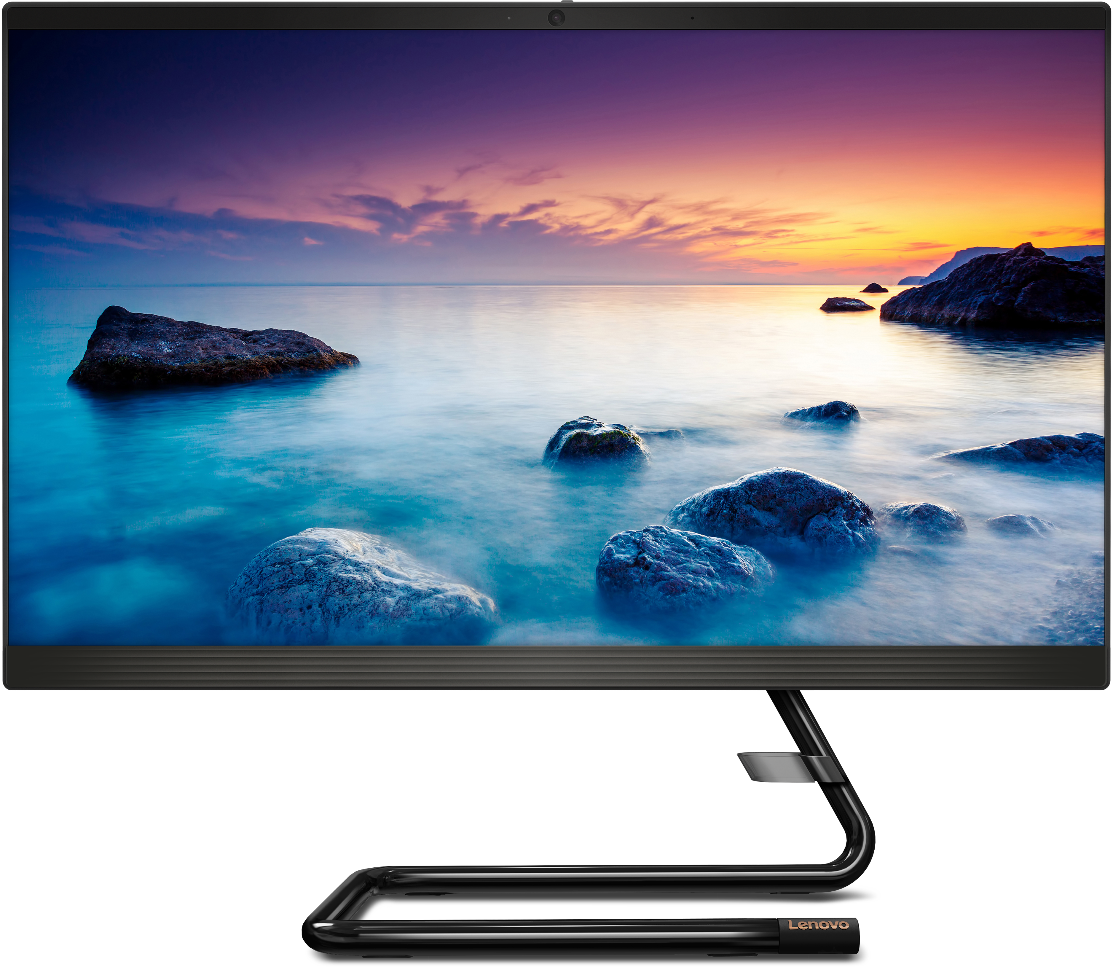 F0EX0002RK ideacentre aio 3 22ada05 21.5"(1920x1080)/amd ryzen 3 3250u(2.6ghz)/4096mb/1000gb/dvdrw/int:amd radeon/bt/wifi/war 1y/5.28kg/black/dos + клавиатура, мышь usb Lenovo Santreyd  - Вид №3