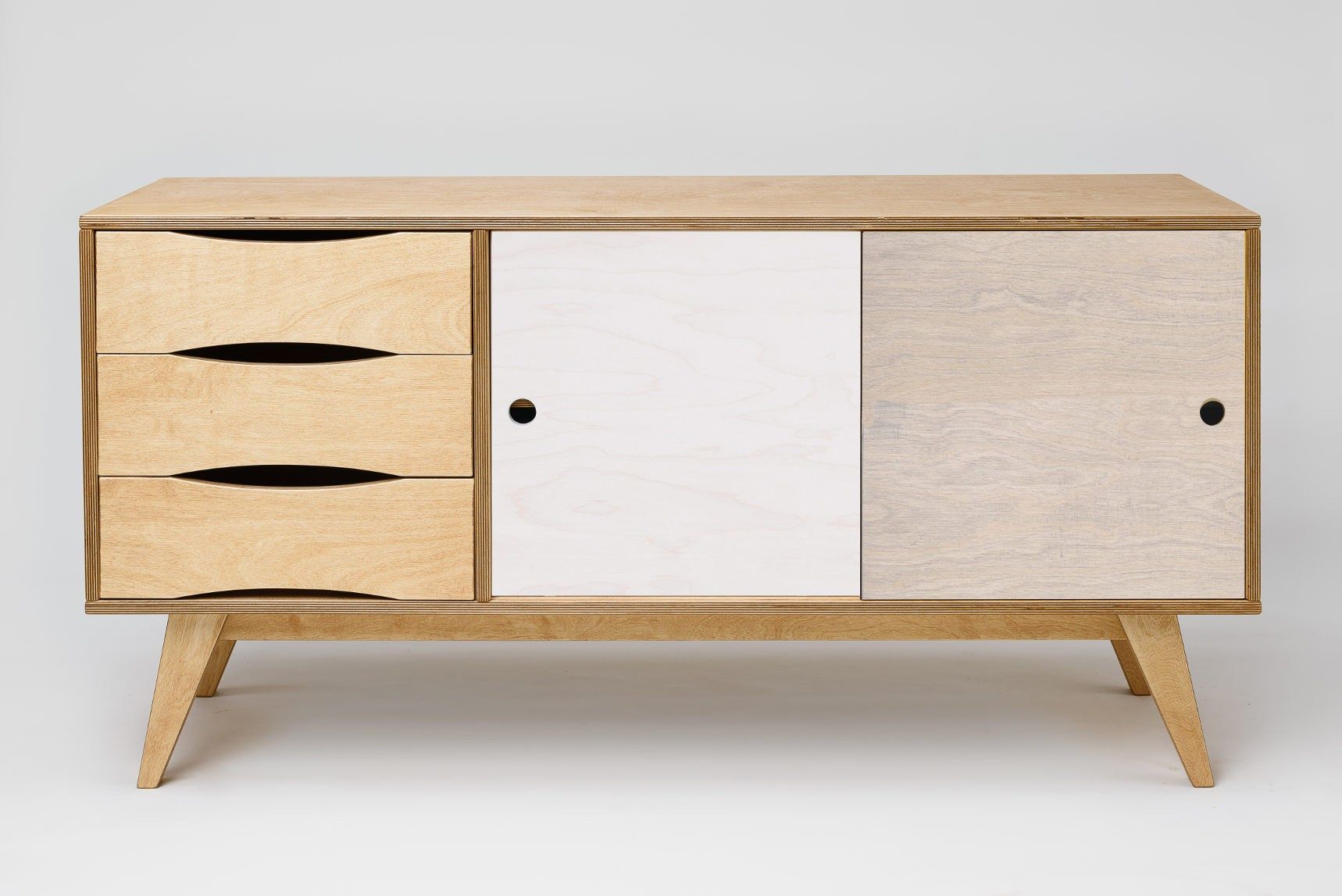 Деревянный шкаф с ящиками с раздвижными дверями Radis Special treasures ARCH-00093521 - Вид №7