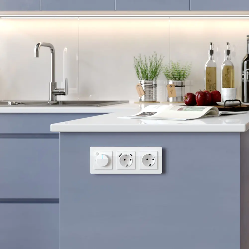 Рамка Werkel Acrylic для розеток - парящий акрил в современном интерьере 86884234 STLM-0072314 - Вид №4